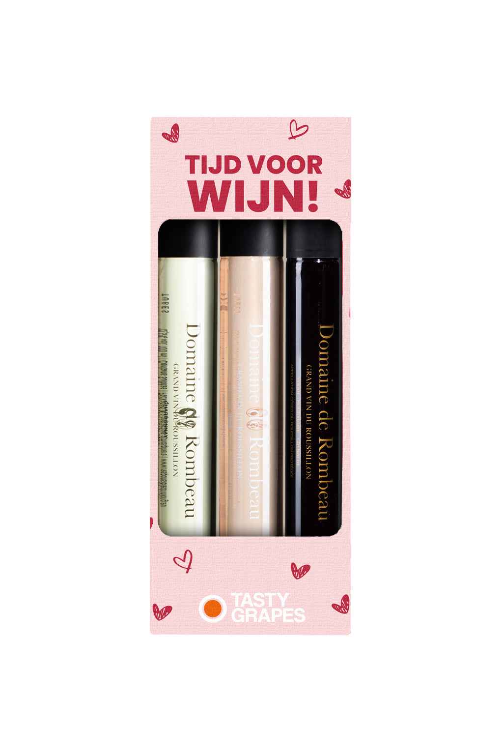 Tasty Grapes Luxe wijnproeverij "Tijd voor wijn!" - TUBES Gifts