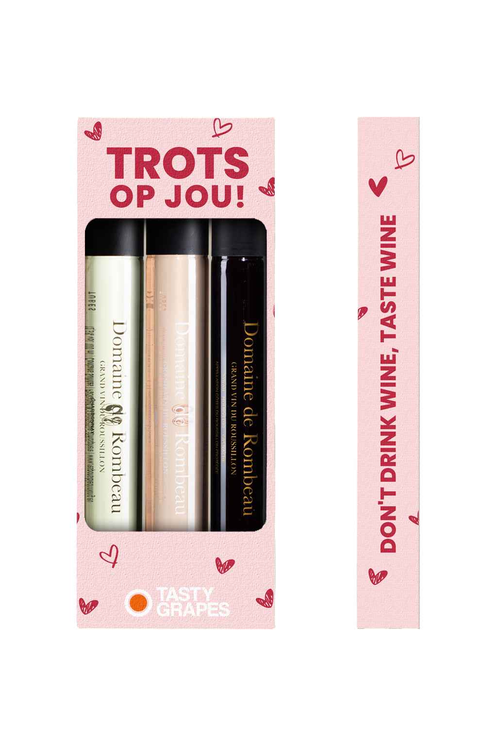 Tasty Grapes luxe wijnproeverij "Trots op jou!" - TUBES Gifts