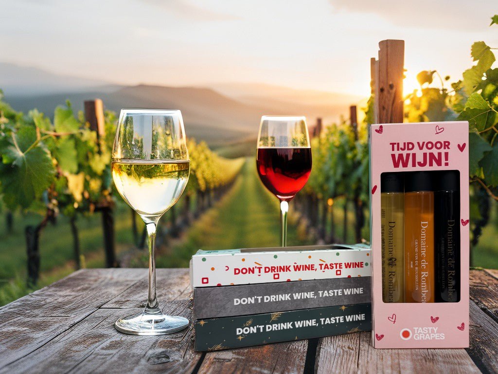 Tasty Grapes Moments: wijnproeverij cadeau - TUBES Gifts