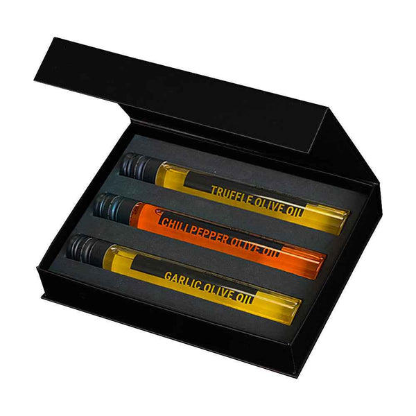 3 - Delige luxe olijfolie giftbox "I olive you" - TUBES Gifts