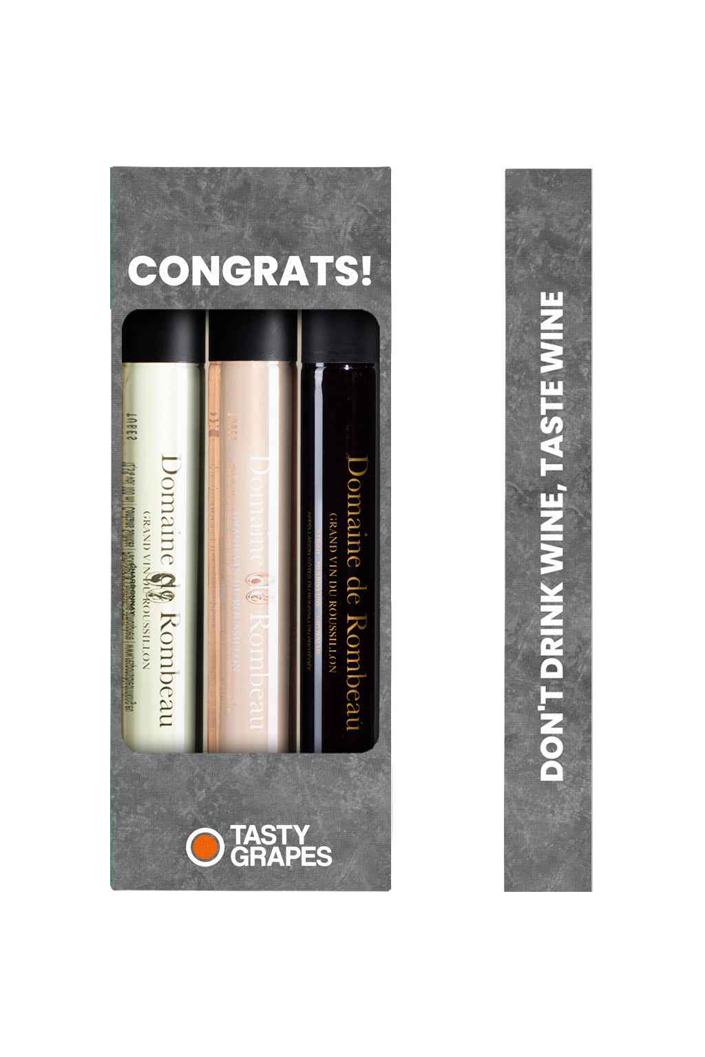 Tasty Grapes Luxe wijnproeverij "Congrats!" - TUBES Gifts