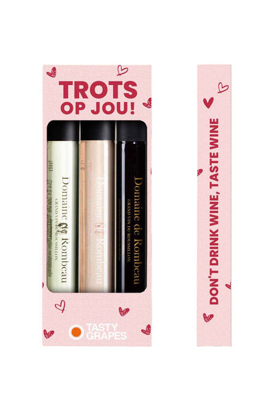 Tasty Grapes luxe wijnproeverij "Trots op jou!" - TUBES Gifts