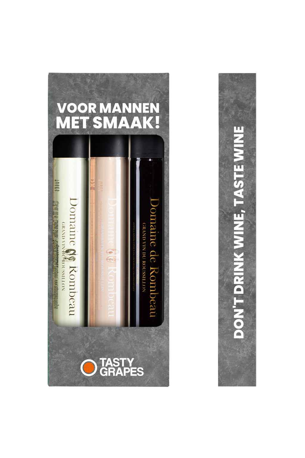 Tasty Grapes Luxe wijnproeverij "Voor mannen met smaak!" - TUBES Gifts